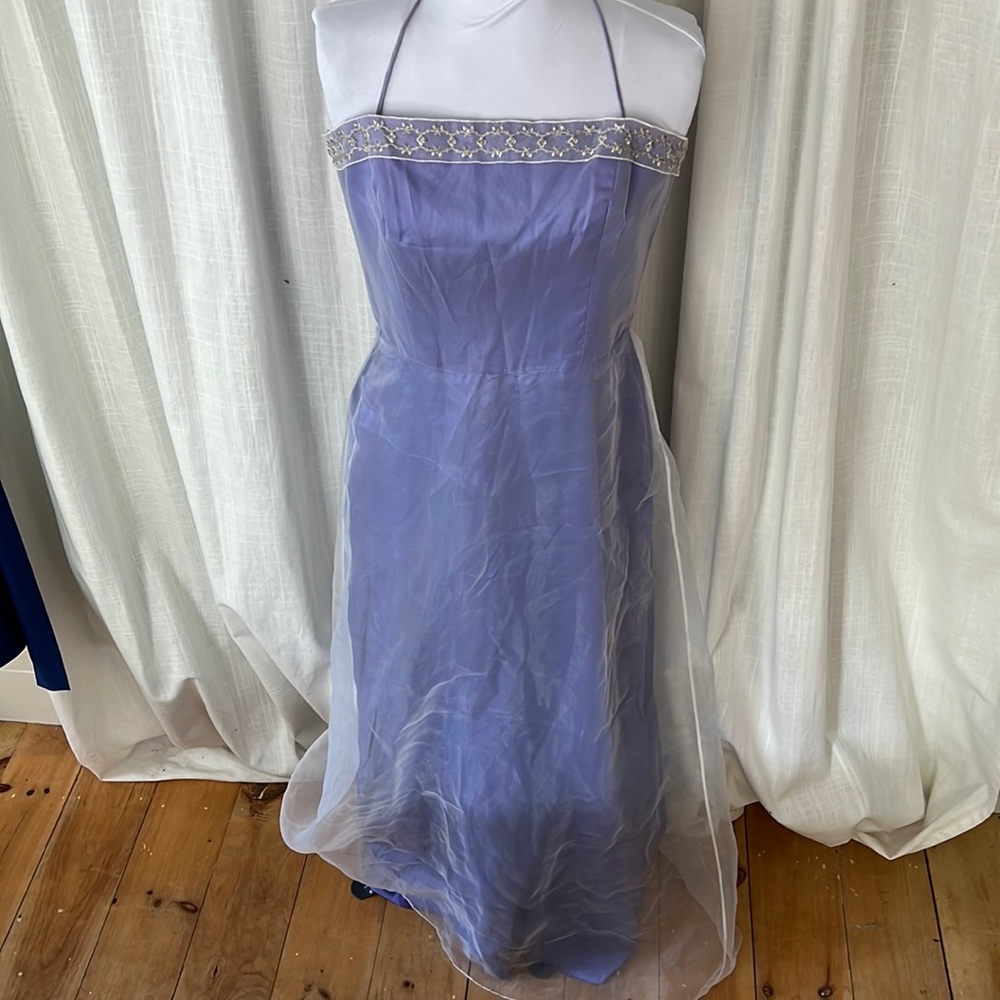 Formal dress, lilac with chiffon layer